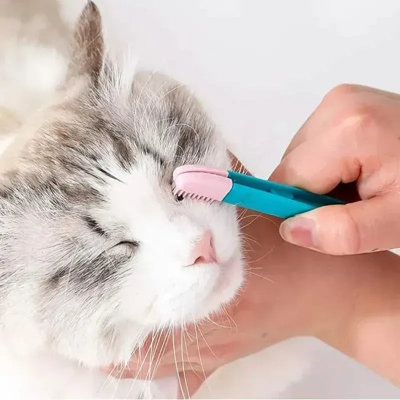2-Pack: Pet Eye Comb Brush Pet Tear Stain Remover Comb Cleaning Grooming Tools - A-1 Thread Vault