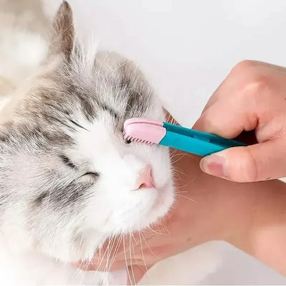 2-Pack: Pet Eye Comb Brush Pet Tear Stain Remover Comb Cleaning Grooming Tools - A-1 Thread Vault