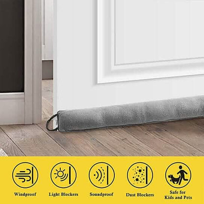 2-Pack: Pinsonic Suede Weighted Door and Window Breeze Draft Blocker - A-1 Thread Vault