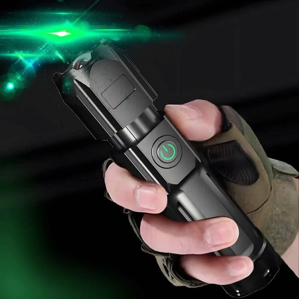 2-Pack: Portable and Multi-Functional Telescopic Zoomable Flashlight - A-1 Thread Vault