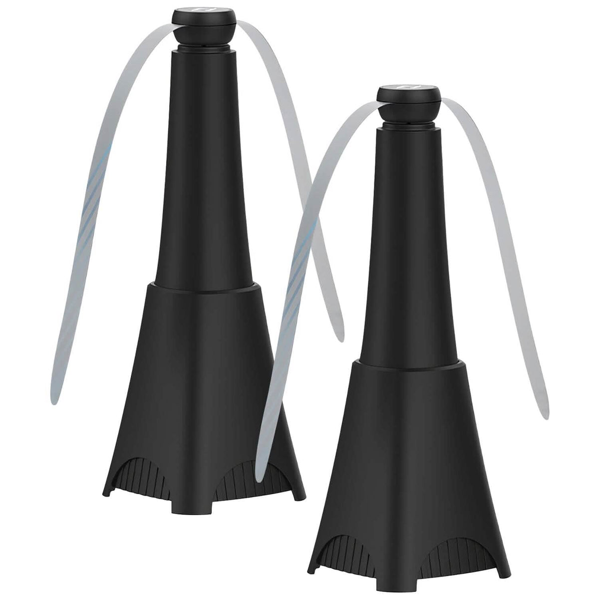 2-Pack: Portable Reflective Fly Repellent Fan Rechargeable Battery Powered - A-1 Thread Vault