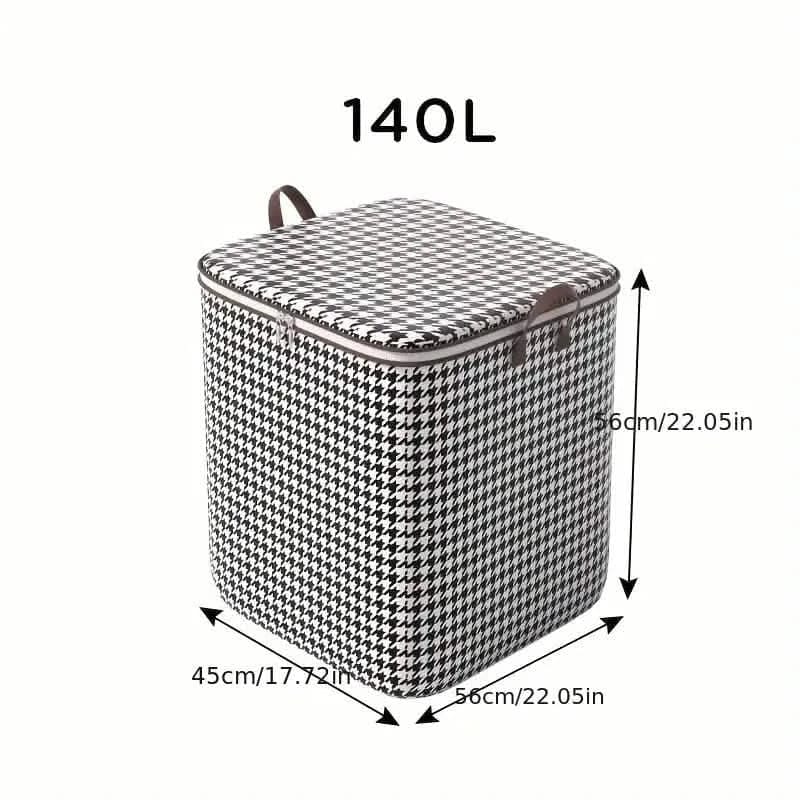2-Pack: Quilt Storage Bag Organizer Non-woven Dustproof Foldable Wardrobe Space Saving Bag - A-1 Thread Vault