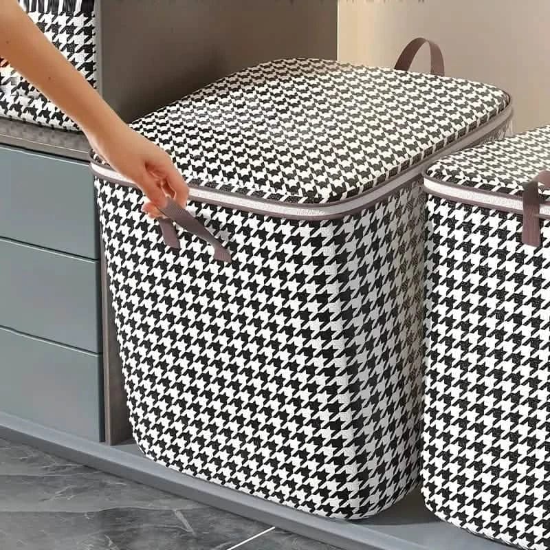 2-Pack: Quilt Storage Bag Organizer Non-woven Dustproof Foldable Wardrobe Space Saving Bag - A-1 Thread Vault