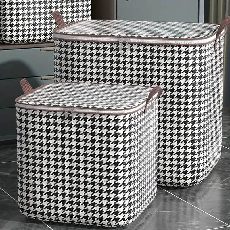 2-Pack: Quilt Storage Bag Organizer Non-woven Dustproof Foldable Wardrobe Space Saving Bag - A-1 Thread Vault