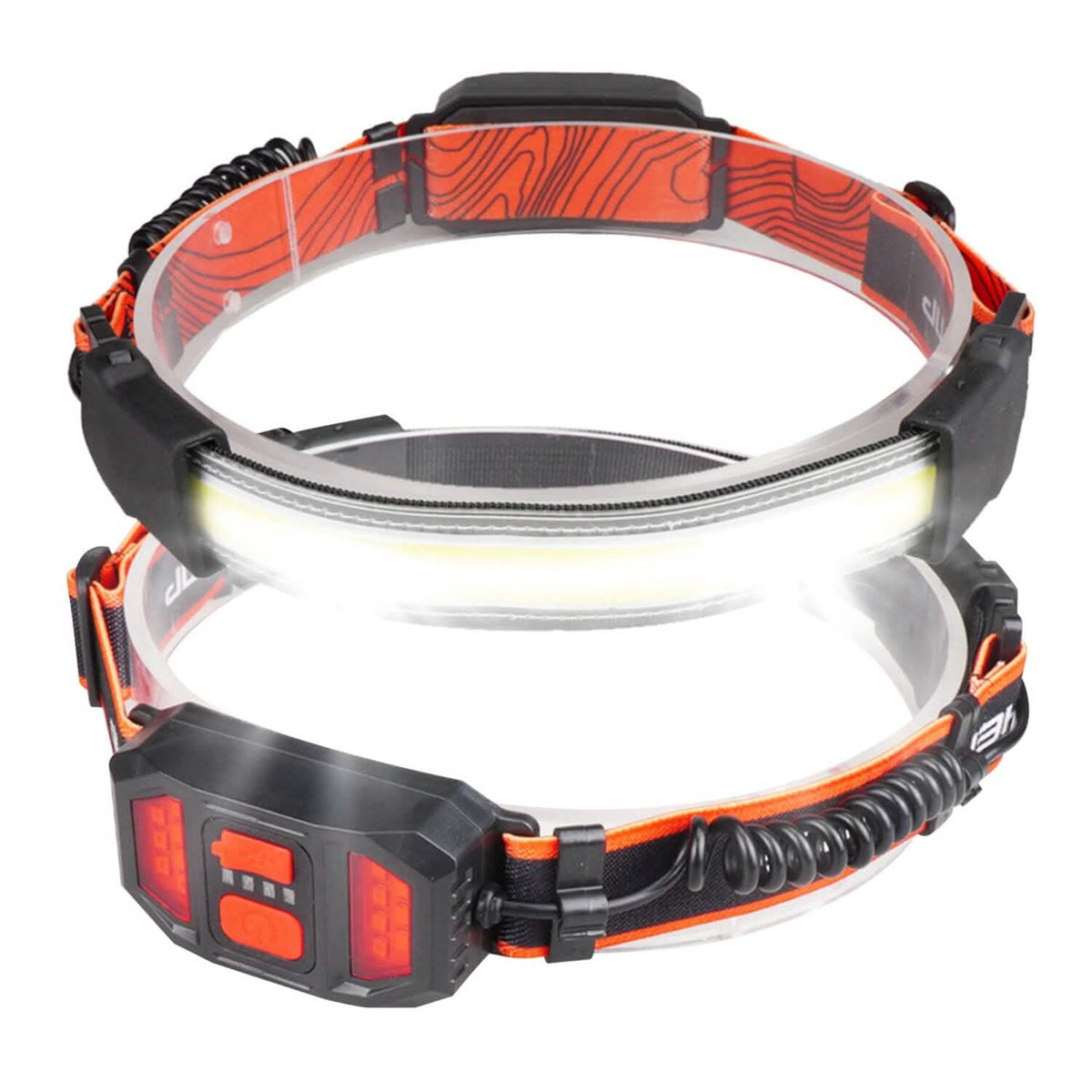 2-Pack: Rechargeable Headlamp 3 Light Modes Hand-Free - A-1 Thread Vault