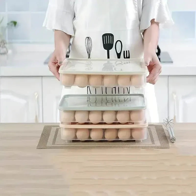 2-Pack: Refrigerator Egg Box Food Preservation - A-1 Thread Vault