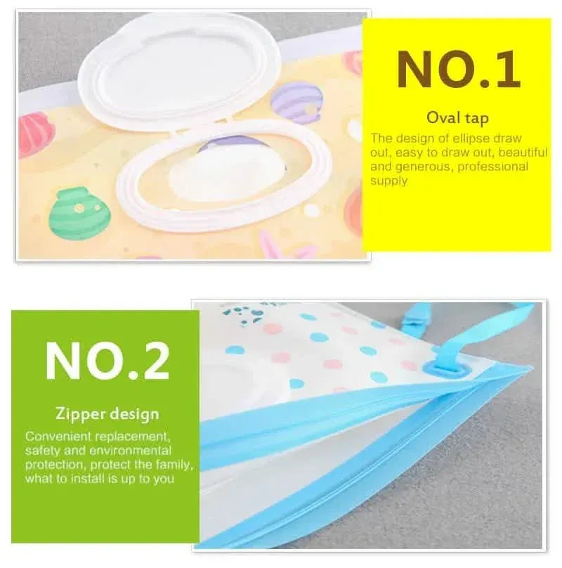 2-Pack: Reusable Wet Wipe Pouch - A-1 Thread Vault
