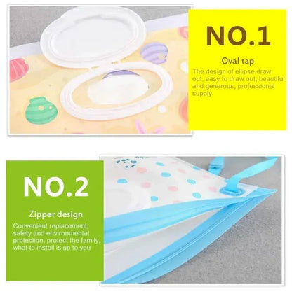 2-Pack: Reusable Wet Wipe Pouch - A-1 Thread Vault