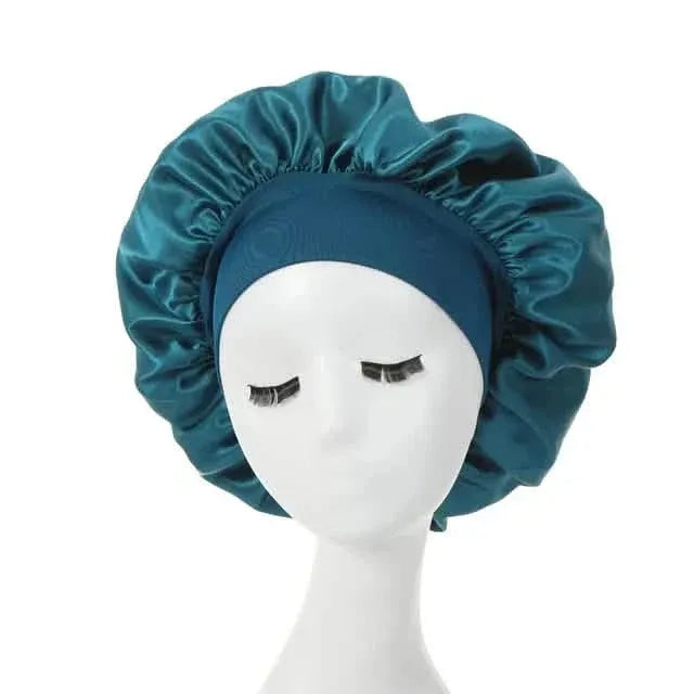 2-Pack: Satin Sleep Bonnet for Curly Hair - A-1 Thread Vault