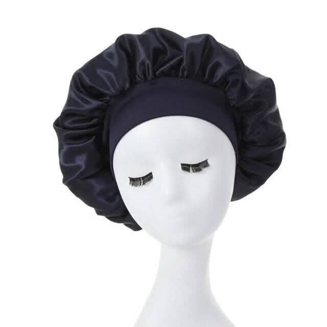 2-Pack: Satin Sleep Bonnet for Curly Hair - A-1 Thread Vault