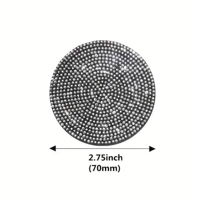 2-Pack: Shimmering Diamond Car Cup Mats - A-1 Thread Vault