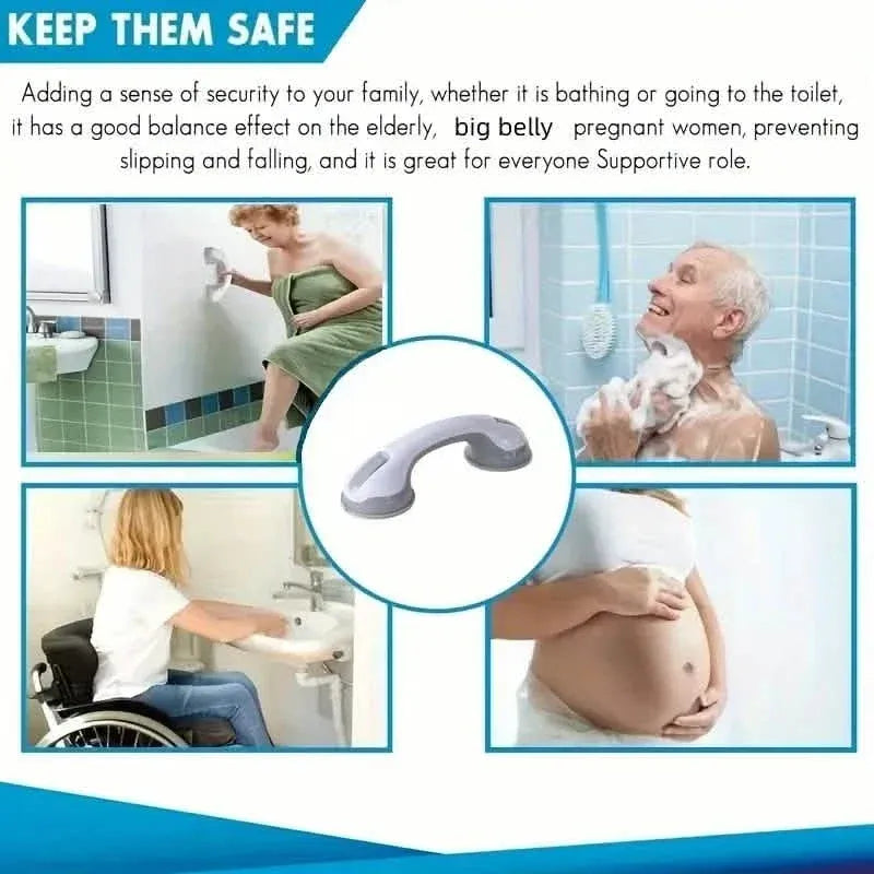2-Pack: Shower Handle Grab Bars For Bathtubs And Showers - A-1 Thread Vault