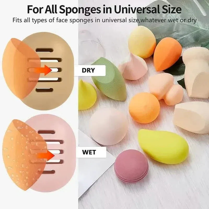 2-Pack: Silicone Makeup Sponge Holder Case - A-1 Thread Vault