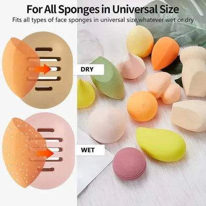 2-Pack: Silicone Makeup Sponge Holder Case - A-1 Thread Vault