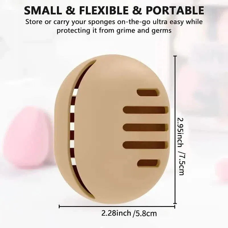 2-Pack: Silicone Makeup Sponge Holder Case - A-1 Thread Vault