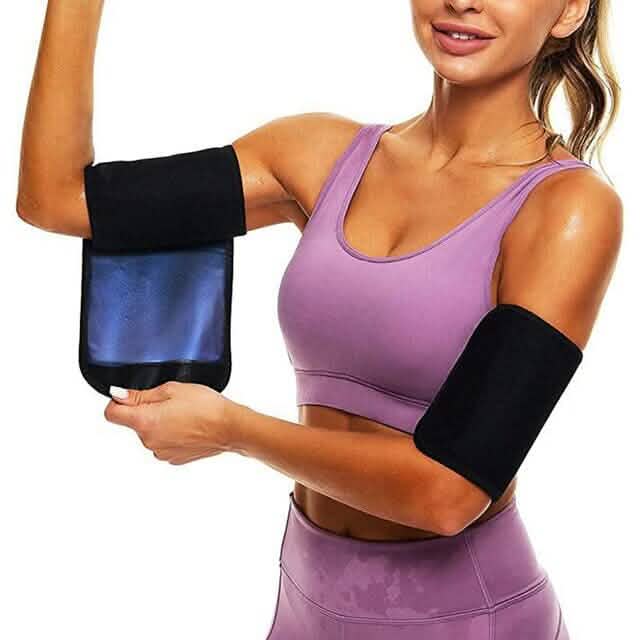 2-Pack: Slim Arm Trimmer Sauna Sweat Band For Women - A-1 Thread Vault