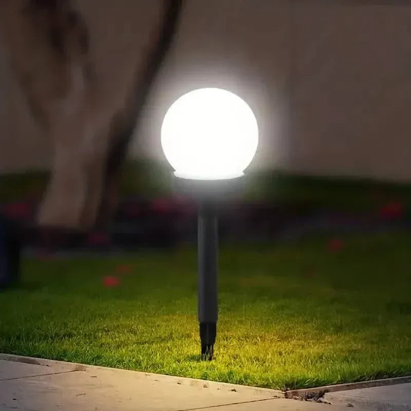 2-Pack: Solar LED Globe Powered Garden Light - A-1 Thread Vault