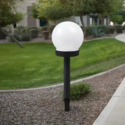 2-Pack: Solar LED Globe Powered Garden Light - A-1 Thread Vault