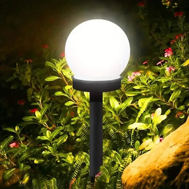 2-Pack: Solar LED Globe Powered Garden Light - A-1 Thread Vault