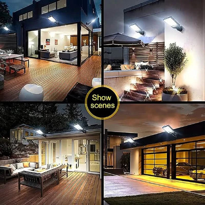 2-Pack: Solar Outdoor Security Street Lighting, 3 Modes With Wireless Motion Sensing and Remote Control - A-1 Thread Vault