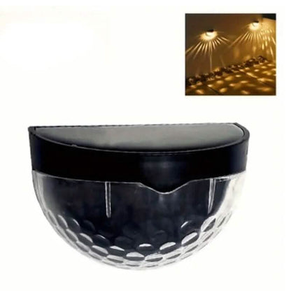 2-Pack: Solar Wall Mount Outdoor Fence Lamp - A-1 Thread Vault