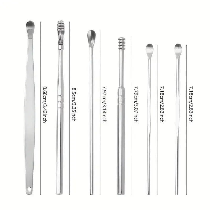 2-Pack: Stainless Steel Ear Pick Set - A-1 Thread Vault