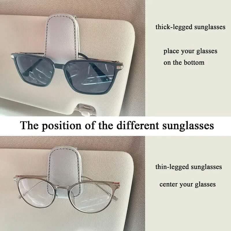 2-Pack: Sunglasses Holders for Car Visor - A-1 Thread Vault