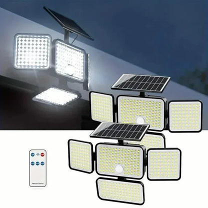 2-Pack: Super Bright Solar Motion Sensor Outdoor Light with Remote - A-1 Thread Vault