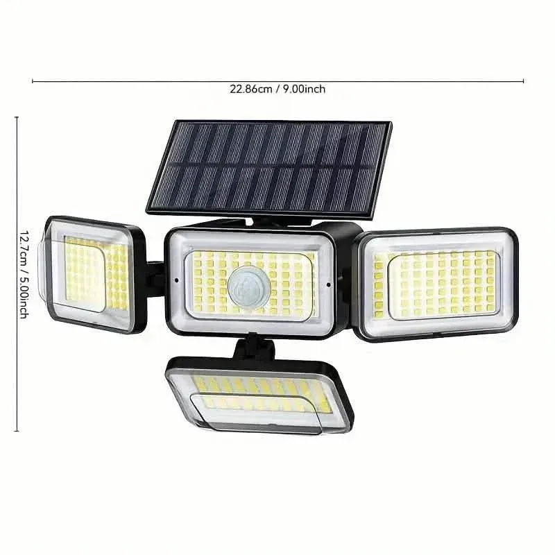 2-Pack: Super Bright Solar Motion Sensor Outdoor Light with Remote - A-1 Thread Vault