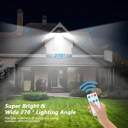 2-Pack: Super Bright Solar Motion Sensor Outdoor Light with Remote - A-1 Thread Vault