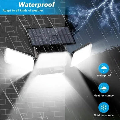 2-Pack: Super Bright Solar Motion Sensor Outdoor Light with Remote - A-1 Thread Vault