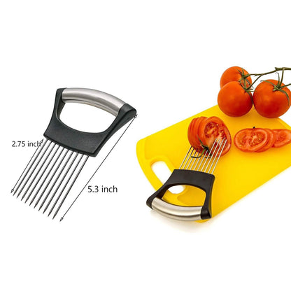 2-Pack: Ultra Sharp Knife Sharpener and Stainless Steel Vegetable and Meat Slicer Holder - A-1 Thread Vault