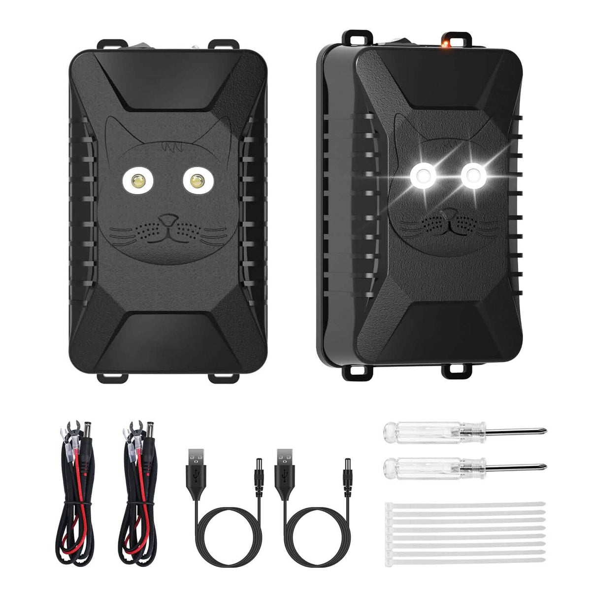 2-Pack: Under Hood Ultrasonic Repellent with 3 Power Supplies - A-1 Thread Vault