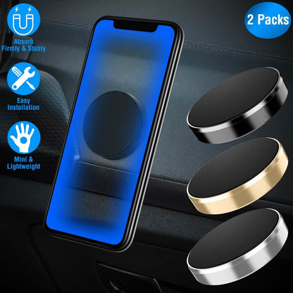 2-Pack: Universal Magnetic Car Mounts Dashboard - A-1 Thread Vault
