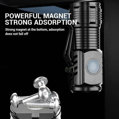 2-Pack: USB Rechargeable Mini LED Tactical Flashlight - A-1 Thread Vault