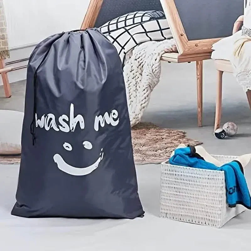 2-Pack: Wash Me Travel Laundry Bag, Machine Washable Dirty Clothes Organizer - A-1 Thread Vault