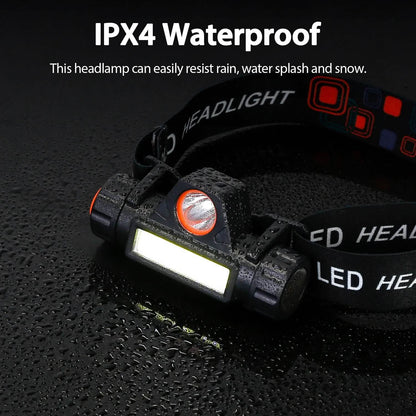 2-Pack: Waterproof Rechargeable Headlamp - A-1 Thread Vault