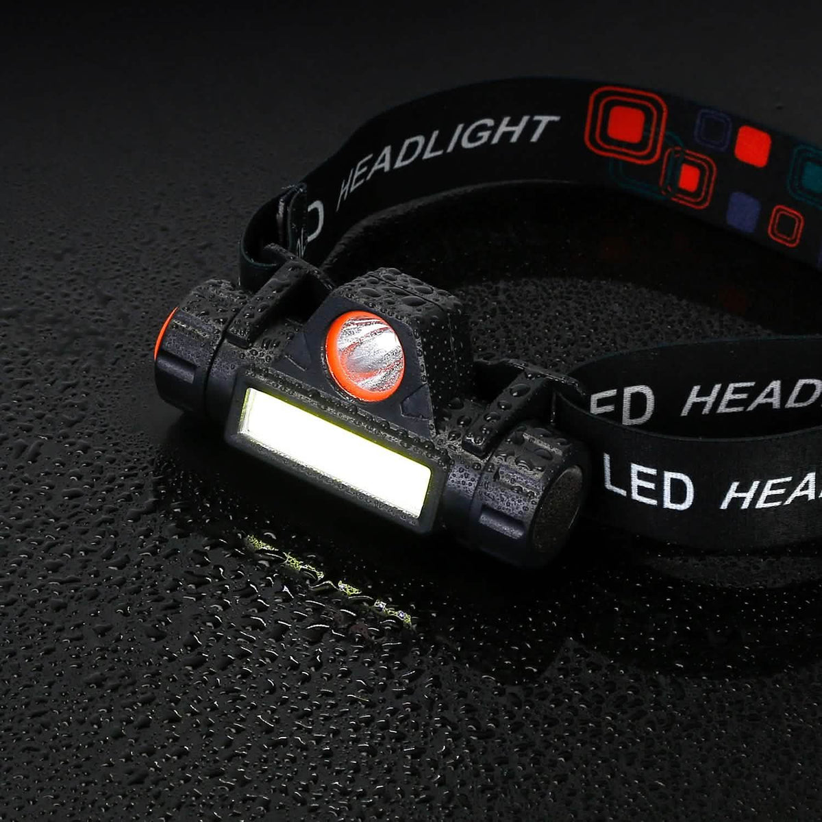 2-Pack: Waterproof Rechargeable Headlamp - A-1 Thread Vault