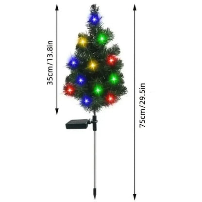 2-Pack: Waterproof Solar Christmas Tree LED Light - A-1 Thread Vault