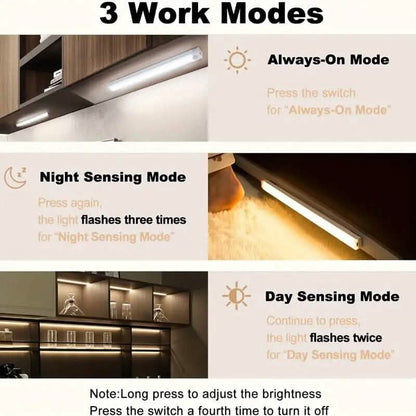 2-Pack: Wireless Motion Sensor 12" LED Light Strip - A-1 Thread Vault