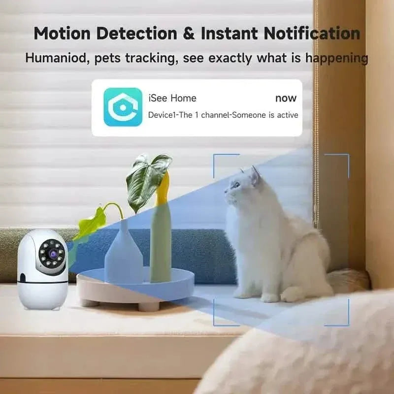 2-Pack: Wireless Security Cameras – 355° Rotation, Night Vision, Motion Detection, Two-Way Audio - A-1 Thread Vault
