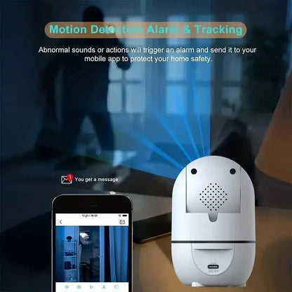 2-Pack: Wireless Security Cameras – 355° Rotation, Night Vision, Motion Detection, Two-Way Audio - A-1 Thread Vault