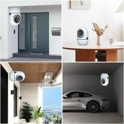 2-Pack: Wireless Security Cameras – 355° Rotation, Night Vision, Motion Detection, Two-Way Audio - A-1 Thread Vault