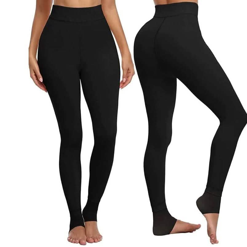 2-Pack: Women’s Fleece Lined High Waist Leggings - A-1 Thread Vault