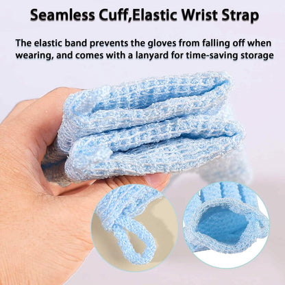 2-Pair: Exfoliating Bath Gloves - A-1 Thread Vault