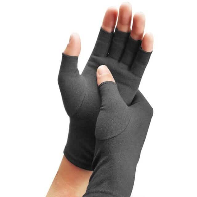 2-Pairs: Rheumatoid Arthritis Magnetic Compression Gloves - A-1 Thread Vault
