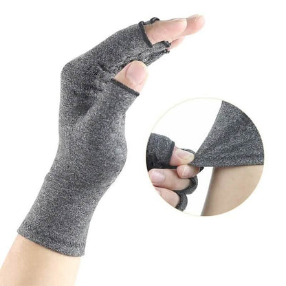 2-Pairs: Rheumatoid Arthritis Magnetic Compression Gloves - A-1 Thread Vault