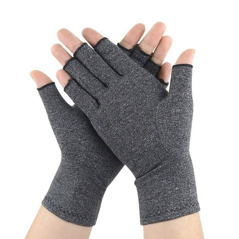 2-Pairs: Rheumatoid Arthritis Magnetic Compression Gloves - A-1 Thread Vault