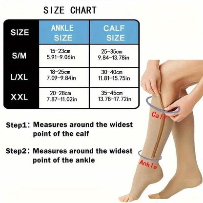2-Pairs: Women's Open Toe Sports Compression Socks - A-1 Thread Vault