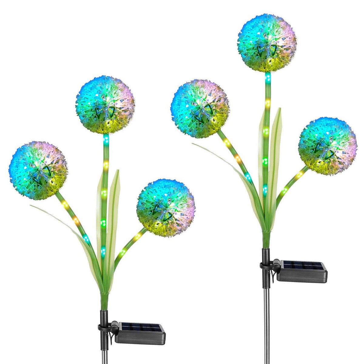 2-Piece: 36 LED Dandelion Solar Lights - A-1 Thread Vault